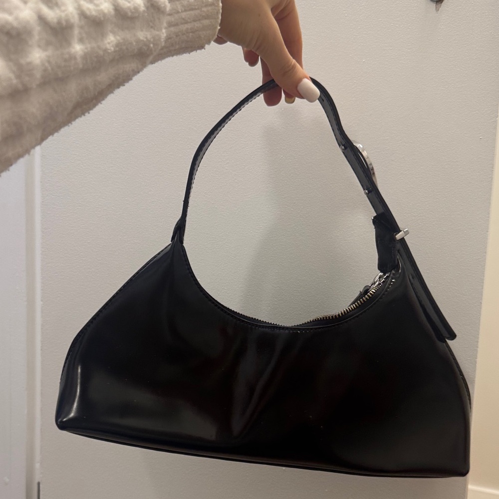 STAUD Black Shoulder Bag